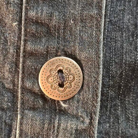 Alfred Dunner beaded butterfly denim jacket size 20W - Picture 4 of 7